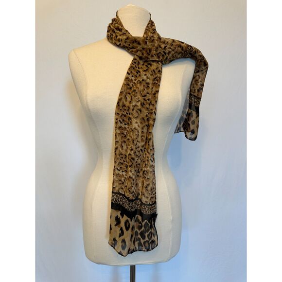 Gorgeous Cejon Leopard Print Scarf - Picture 1 of 4